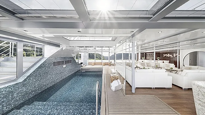 AMADEUS Amara Poolbereich © Lueftner Cruises / Amadeus