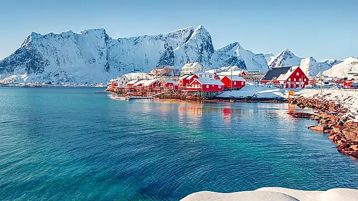 Fischerdorf auf den Lofoten