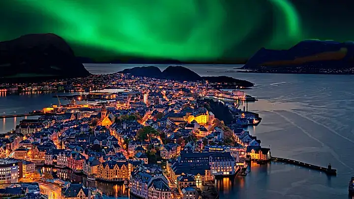 Rote Häuser im Hafen von Svolvær © EyesTraveling - stock.adobe.com