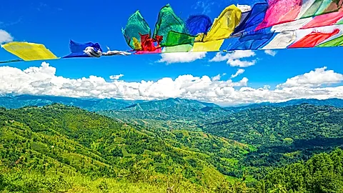 Blick über das Kathmandu-Tal