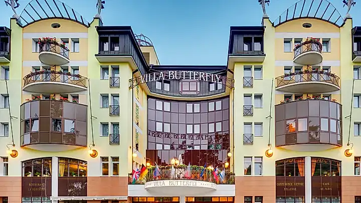Fassade des Butterfly Ensana Health Spa Hotel © Butterfly Ensana Healt Spa Hotel